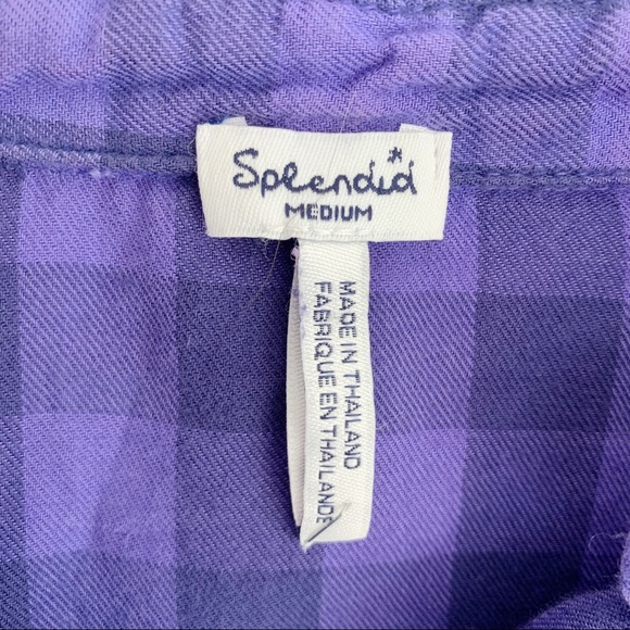 Splendid button up flannel M - Picture 3 of 7
